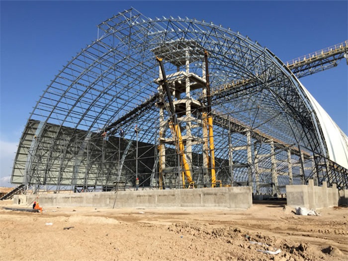 大安煤机油桶翘工程网架